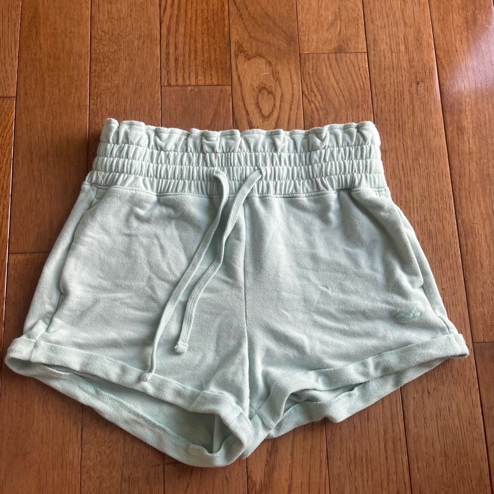 Green Hollister comfy shorts